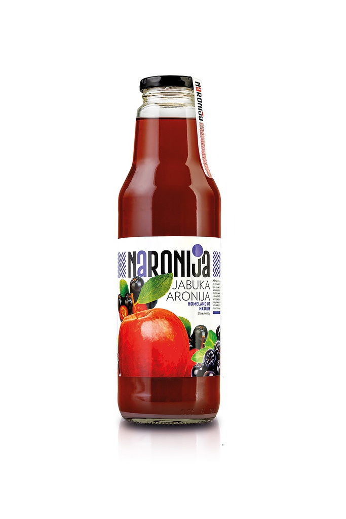 Apple &amp; chokeberry juice 750 ml